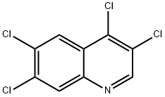 3,4,6,7-Tetrachloroquinoline 结构式