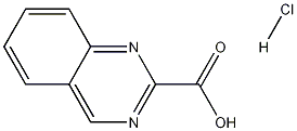 喹唑啉-2-羧酸盐酸盐 结构式