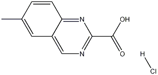 6-Methylquinazoline-2-carboxylic acid hydrochloride 结构式