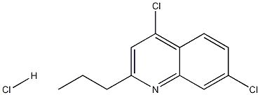 4,7-Dichloro-2-propylquinoline hydrochloride 结构式