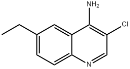 4-Amino-3-chloro-6-ethylquinoline 结构式