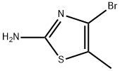 4-溴-5-甲基-2-噻唑胺 结构式