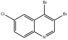 6-Chloro-3,4-dibromoquinoline 结构式