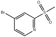 4-溴-2-(甲磺酰基)吡啶 结构式
