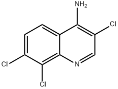 4-Amino-3,7,8-trichloroquinoline 结构式