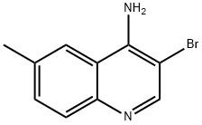 4-Amino-3-bromo-6-methylquinoline 结构式