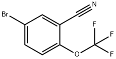 2-三氟甲氧基-5-溴苯腈 结构式