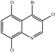 4-Bromo-3,5,8-trichloroquinoline 结构式