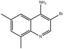 4-Amino-3-bromo-6,8-dimethylquinoline 结构式