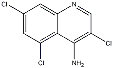 4-Amino-3,5,7-trichloroquinoline 结构式