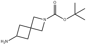 6-氨基-2-氮杂螺[3.3 ]庚烷-2-甲酸叔丁酯 结构式
