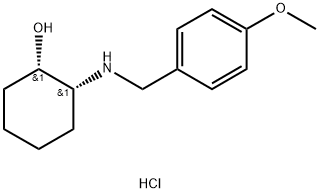 cis-2-(4-Methoxy-benzylamino)-cyclohexanol hydrochloride 结构式