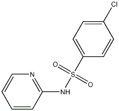 4-氯-N-(吡啶-2-基)苯磺酰胺 结构式