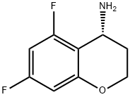 (R)-5,7-二氟苯并二氢吡喃-4-胺 结构式