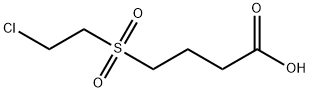4-(2-氯乙磺酰基)丁酸 结构式
