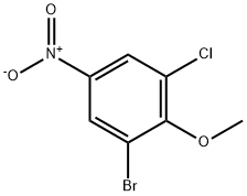2-BROMO-6-CHLORO-4-NITROANISOLE 结构式