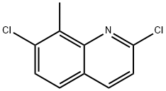 2,7-DICHLORO-8-METHYLQUINOLINE 结构式