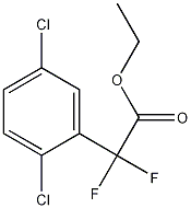 ETHYL 2-(2,5-DICHLOROPHENYL)-2,2-DIFLUOROACETATE 结构式