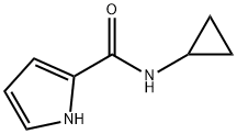 N-CYCLOPROPYL-1H-PYRROLE-2-CARBOXAMIDE 结构式