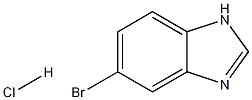 6-BROMO-1H-BENZO[D]IMIDAZOLE, HCL 结构式