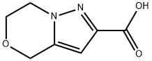 6,7-DIHYDRO-4H-PYRAZOLO[5,1-C][1,4]OXAZINE-2-CARBOXYLIC ACID 结构式