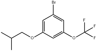 1-BROMO-3-ISOBUTOXY-5-TRIFLUOROMETHOXYBENZENE 结构式