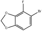 5-BROMO-4-FLUOROBENZO[D][1,3]DIOXOLE 结构式