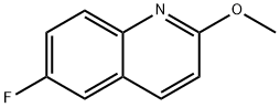 6-FLUORO-2-METHOXYQUINOLINE 结构式