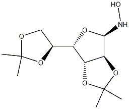 N-Hydroxy-2,3:5,6-bis-O-(1-methylethylidene)-alpha-L-glucofuranosylamine 结构式