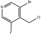 3-溴-4-(氯甲基)-5-氟吡啶 结构式