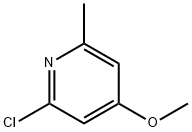 2-氯-4-甲氧基-6-甲基吡啶 结构式
