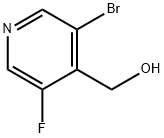 (3-溴-5-氟吡啶-4-基)甲醇 结构式
