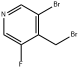 3-溴-4-(溴甲基)-5-氟吡啶 结构式