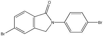 5-bromo-2-(4-bromophenyl)isoindolin-1-one 结构式