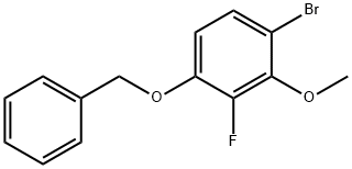 1-(苄氧基)-4-溴-2-氟-3-甲氧基苯 结构式