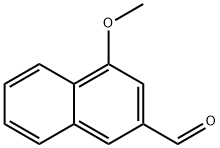 4-甲氧基-2-萘醛 结构式