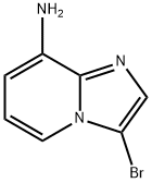 3-溴咪唑并[1,2-A]吡啶-8-胺 结构式