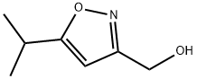 (5-异丙基-3-异恶唑)甲醇 结构式