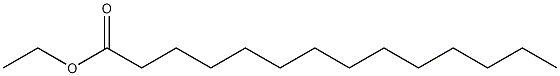 Ethyl tetradecanoate 结构式