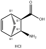 (1S,2R,3S,4R)-3-aminobicyclo[2.2.1]hept-5-ene-2-carboxylic acid hydrochloride 结构式
