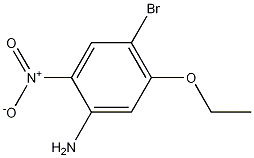 4-溴-5-乙氧基-2-硝基苯胺 结构式