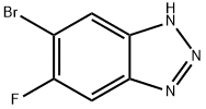 6-溴-5-氟-1H-苯并[D][1,2,3]三唑 结构式