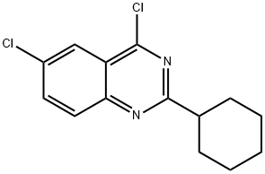 4,6-dichloro-2-cyclohexylquinazoline 结构式