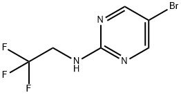 5-溴-N-(2,2,2-三氟乙烷基)嘧啶-2-胺 结构式