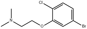 4-Bromo-1-chloro-2-[2-(N,N-dimethylamino)ethoxy]benzene 结构式