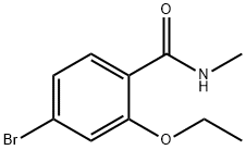 4-Bromo-2-ethoxy-N-methylbenzamide 结构式