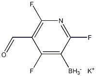 (5-甲酰基吡啶-3-基)三氟硼酸钾 结构式