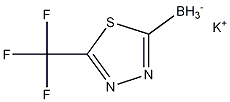 (5-甲基-1,3,4-噻二唑-2-基)三氟硼酸钾 结构式