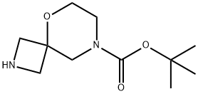 8-BOC-5-噁-2,8-二氮杂螺[3.5]壬烷 结构式