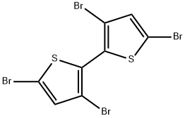 3,3',5,5'-四溴-2,2'-联噻吩 结构式